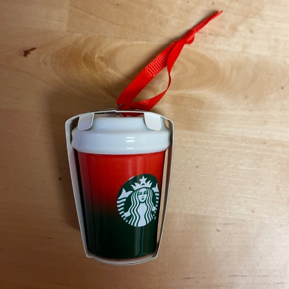 Starbucks Other - New with Tags Starbucks Ceramic Cup 2021 Ornament